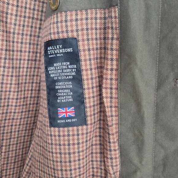 Selected Homme Olive Green Wax Coat (Brand New w Tags) - Sz L- fabulous & Rare - Picture 7 of 12